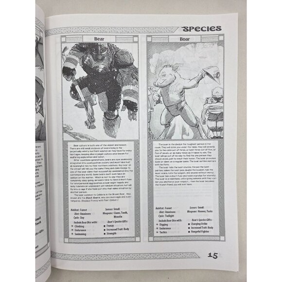 Ironclaw Players Book 2nd Ed Anthropomorphic Fantasy RPG Oklacon 2013 Paperback - Picture 8 of 15
